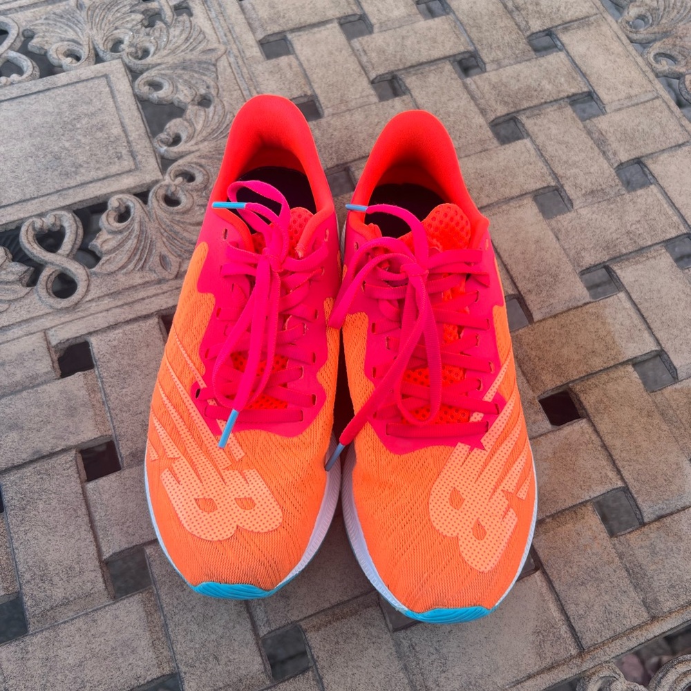 New Balance x Free People Fulecell Prism V1 Orange Low Top Lightweight Sneakers